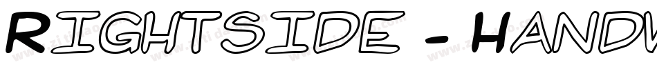 Rightside - Handwrit字体转换